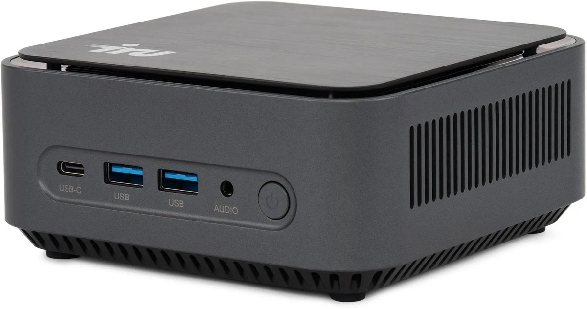 Неттоп iRU 110ALCN Intel N200,  DDR4 8ГБ, 256ГБ(SSD),  Intel UHD Graphics,  Windows 11 Pro,  черный [2012500]